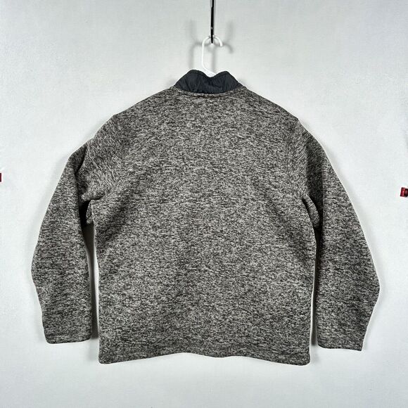 Eddie Bauer Men's XL Sweater Fleece Pullover 1/4 Zip Pullover Snap Pocket XLarge - Picture 8 of 9